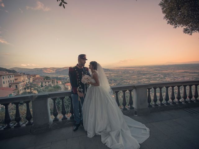 Il matrimonio di Claudio e Elena a Cortona, Arezzo 78