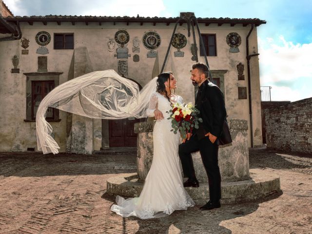 Il matrimonio di David e Veronica a Lari, Pisa 20