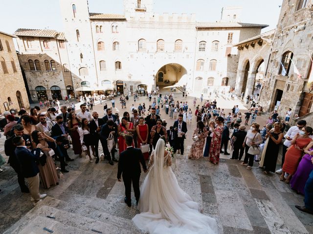 Il matrimonio di Marco e Alessandra a San Gimignano, Siena 64