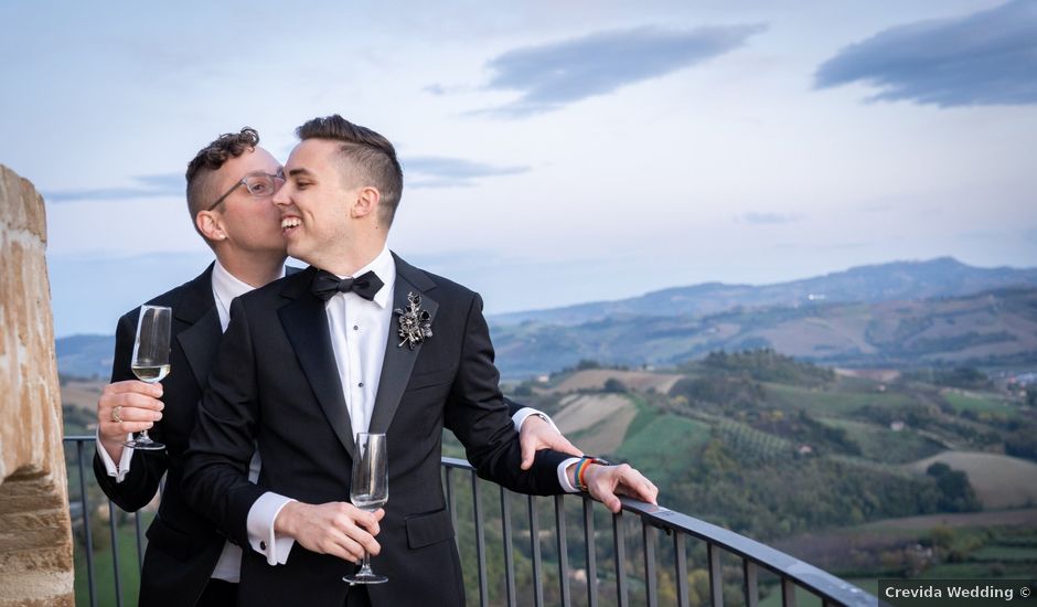 Il matrimonio di John e Jacob a Petritoli, Fermo