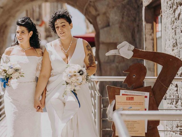 Il matrimonio di Valerie e Anaïs a Aosta, Aosta 23