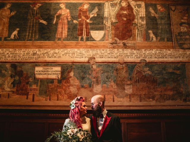 Il matrimonio di Tiziano e Laura a San Gimignano, Siena 15