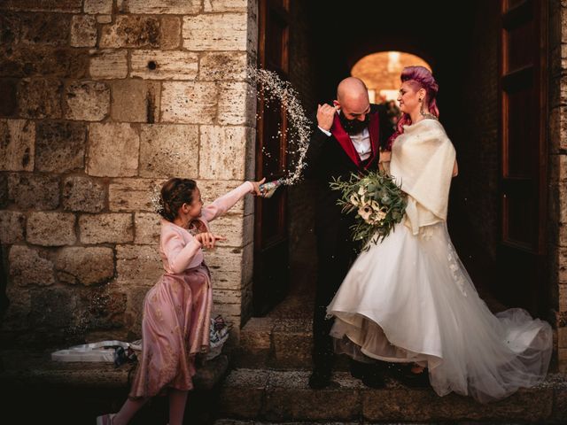 Il matrimonio di Tiziano e Laura a San Gimignano, Siena 18