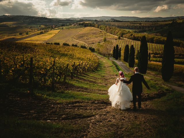 Il matrimonio di Tiziano e Laura a San Gimignano, Siena 1