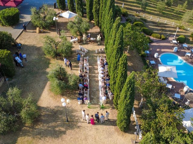 Il matrimonio di Francesco e Michela a Lajatico, Pisa 53