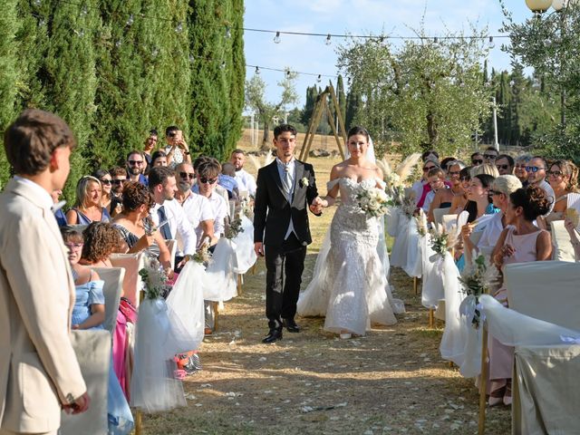 Il matrimonio di Francesco e Michela a Lajatico, Pisa 57