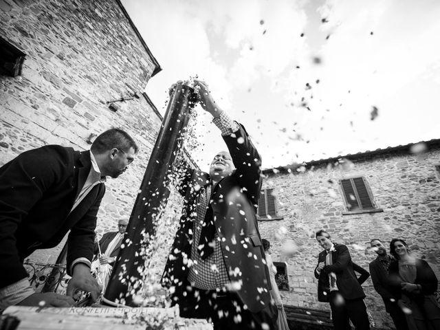 Il matrimonio di Leonardo e Alessandra a Castel Focognano, Arezzo 25