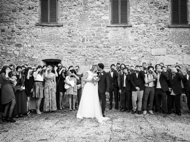 Il matrimonio di Leonardo e Alessandra a Castel Focognano, Arezzo 26