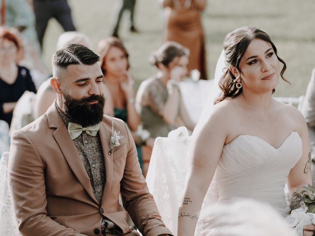Il matrimonio di Fabio e Irene a Montaione, Firenze 94