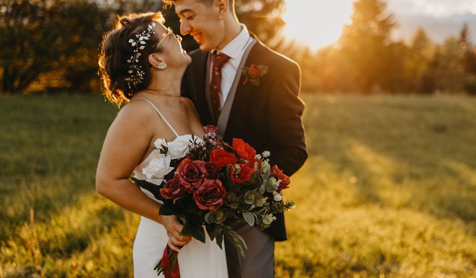 Il matrimonio di Simone e Michelle a Roverè della Luna, Trento