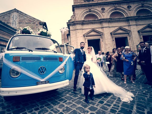 Il matrimonio di Moreno e Chiara a Monte Urano, Fermo 32