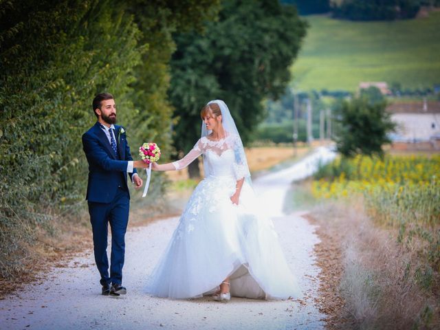 Il matrimonio di Moreno e Chiara a Monte Urano, Fermo 35