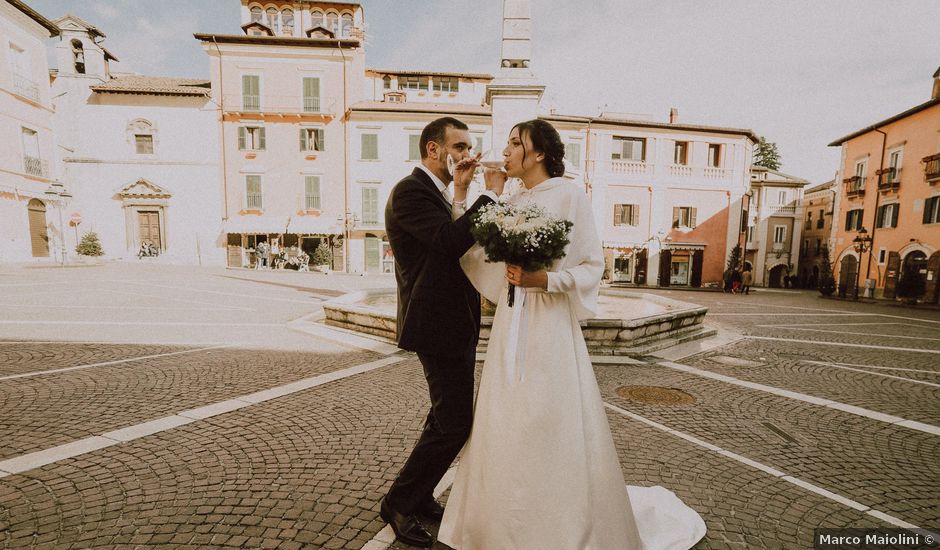 Il matrimonio di Alessandro e Rita a Tagliacozzo, L'Aquila