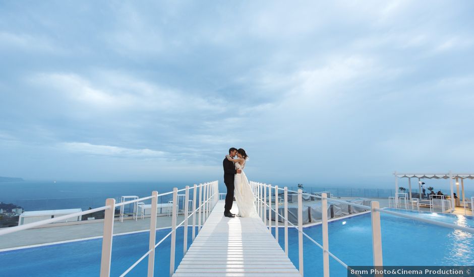 Il matrimonio di Sebastiano e Claudia a Massa Lubrense, Napoli