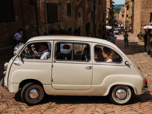 Il matrimonio di Enrico e Sara a Certaldo, Firenze 35