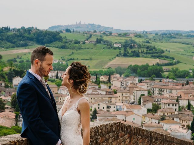 Il matrimonio di Enrico e Sara a Certaldo, Firenze 61