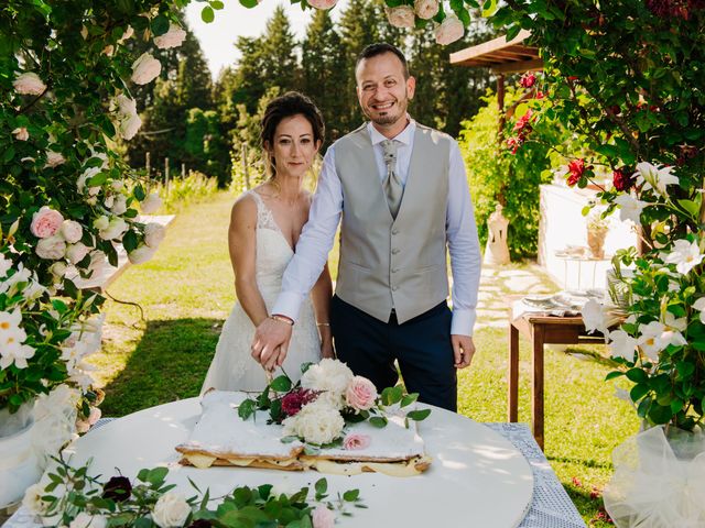 Il matrimonio di Enrico e Sara a Certaldo, Firenze 69