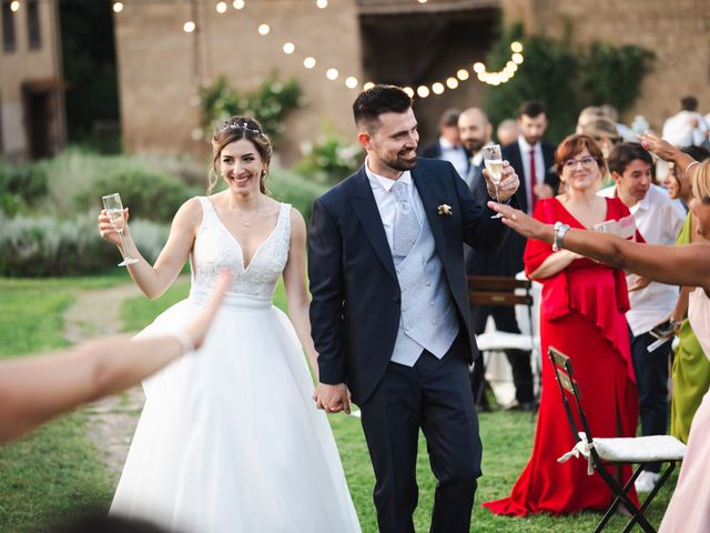 Il matrimonio di giordano e ilaria a Tuscania, Viterbo 81