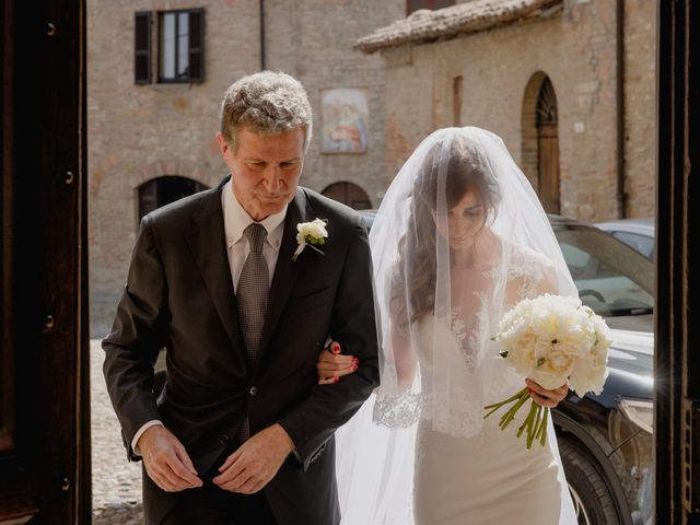 Il matrimonio di Massimiliano e Eleonora a Castell&apos;Arquato, Piacenza 30