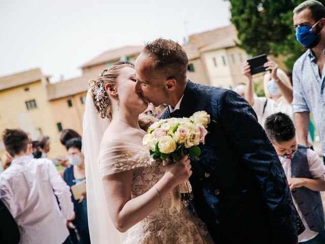 Il matrimonio di Luca e Claudia a Volterra, Pisa 43