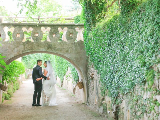 Il matrimonio di Estevan e Aurora a Ravello, Salerno 80