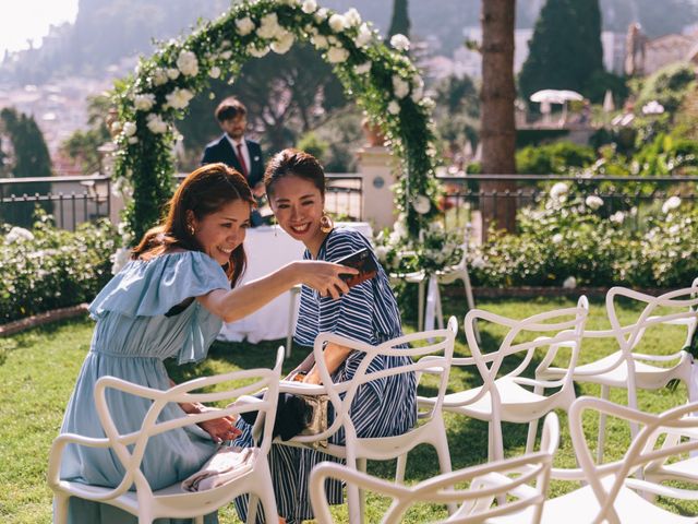 Il matrimonio di Makoto e Yume a Taormina, Messina 26