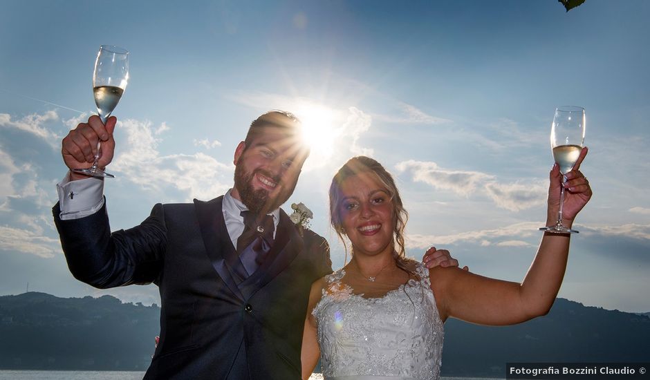 Il matrimonio di Davide e Simona a Angera, Varese