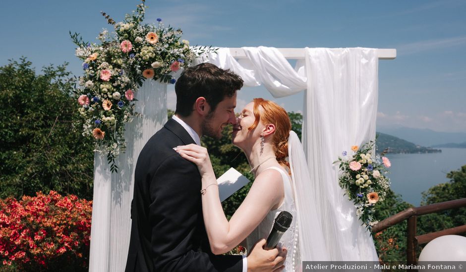 Il matrimonio di Tommaso e Hannah a Arona, Novara