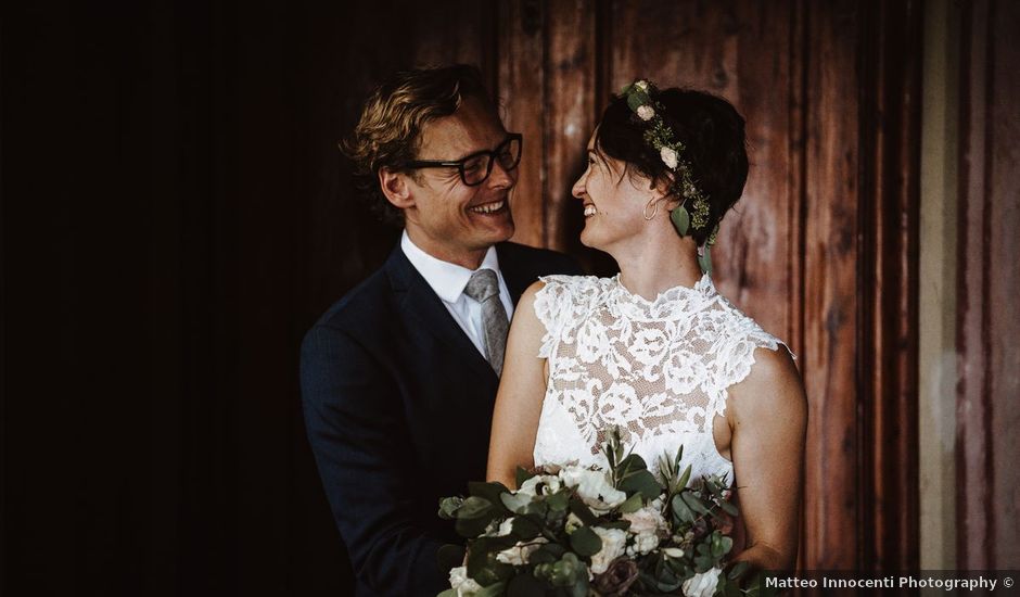 Il matrimonio di Henrik e Pernille a Monteriggioni, Siena