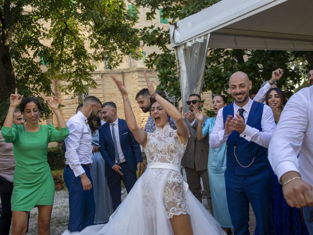 Il matrimonio di Marzia e Claudio a Monte Urano, Fermo 102