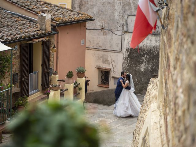 Il matrimonio di Giulia e Gabriele a Montepescali , Grosseto 39