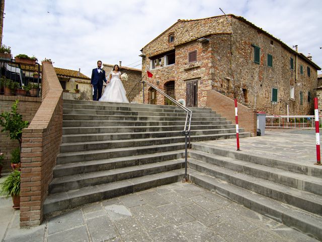 Il matrimonio di Giulia e Gabriele a Montepescali , Grosseto 42
