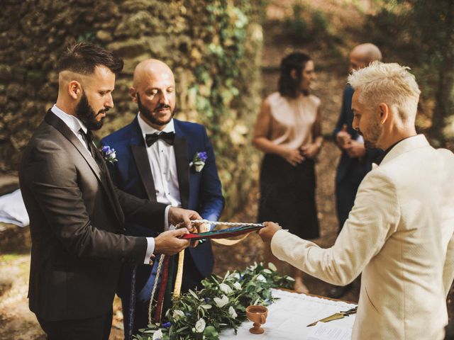 Il matrimonio di Nicholas e Lorenzo a Borgo San Lorenzo, Firenze 78