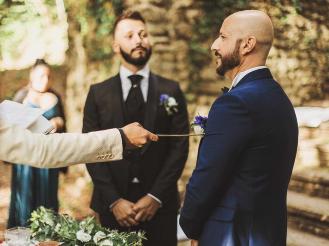 Il matrimonio di Nicholas e Lorenzo a Borgo San Lorenzo, Firenze 84