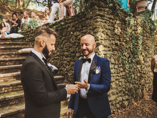 Il matrimonio di Nicholas e Lorenzo a Borgo San Lorenzo, Firenze 88