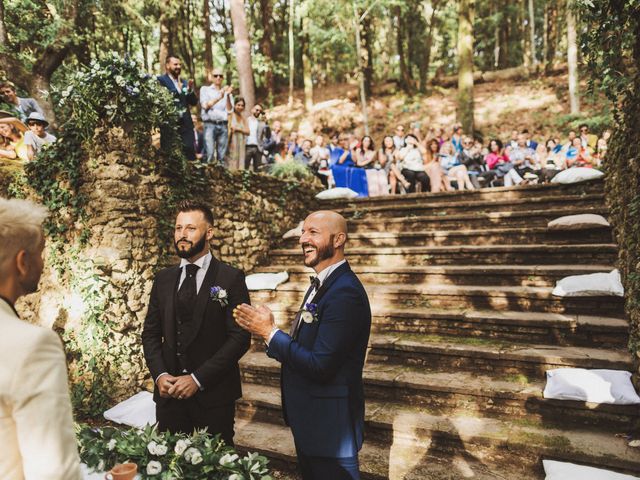 Il matrimonio di Nicholas e Lorenzo a Borgo San Lorenzo, Firenze 89