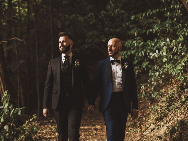 Il matrimonio di Nicholas e Lorenzo a Borgo San Lorenzo, Firenze 99