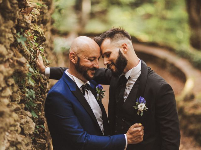 Il matrimonio di Nicholas e Lorenzo a Borgo San Lorenzo, Firenze 1