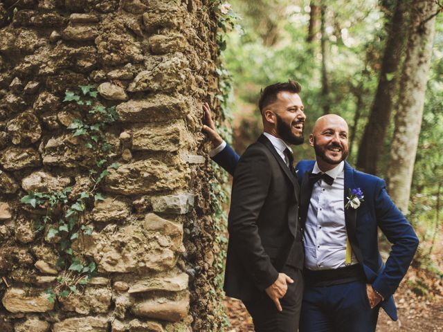 Il matrimonio di Nicholas e Lorenzo a Borgo San Lorenzo, Firenze 105