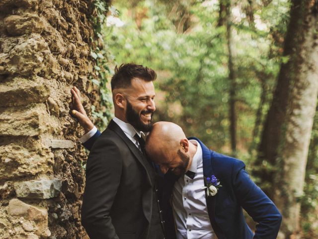Il matrimonio di Nicholas e Lorenzo a Borgo San Lorenzo, Firenze 106