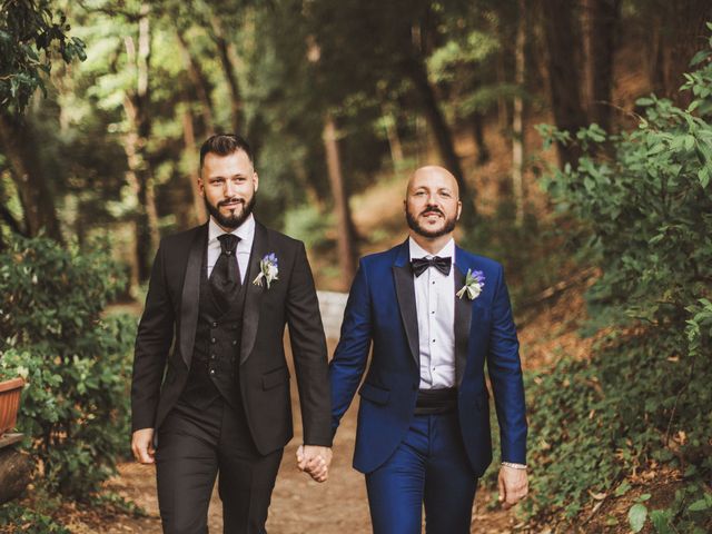 Il matrimonio di Nicholas e Lorenzo a Borgo San Lorenzo, Firenze 109
