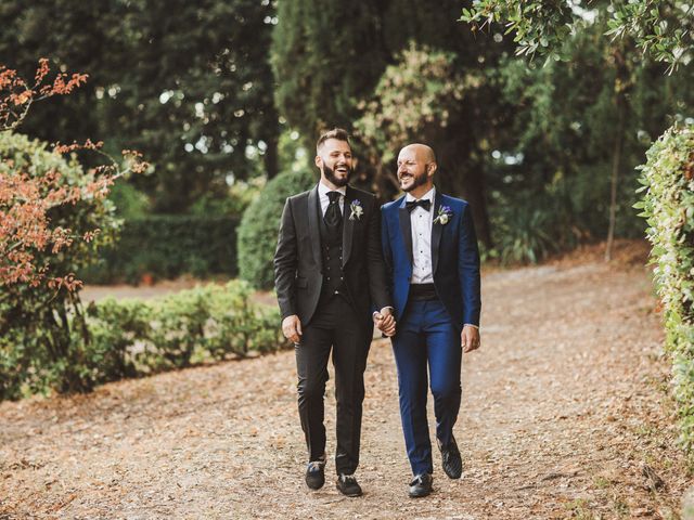 Il matrimonio di Nicholas e Lorenzo a Borgo San Lorenzo, Firenze 110