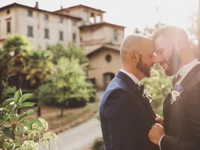 Il matrimonio di Nicholas e Lorenzo a Borgo San Lorenzo, Firenze 117