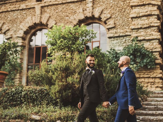 Il matrimonio di Nicholas e Lorenzo a Borgo San Lorenzo, Firenze 132