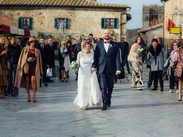 Il matrimonio di Francesco e Alessandra a Monteriggioni, Siena 25