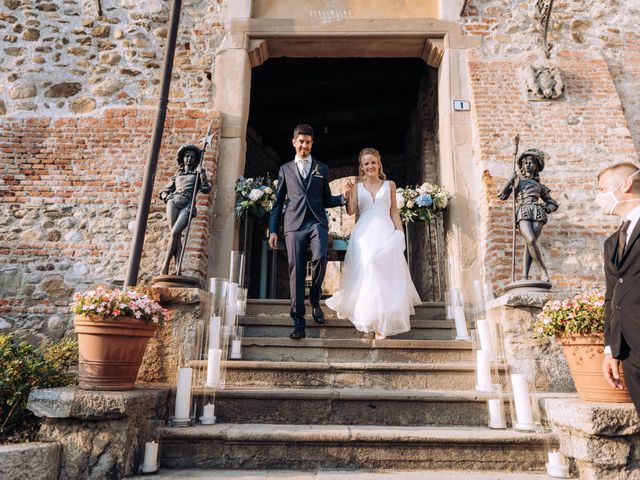 Il matrimonio di Simone e Raffaella a Carugo, Como 110