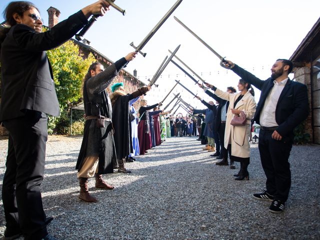 Il matrimonio di Lorenzo e Silvia a Peschiera Borromeo, Milano 35