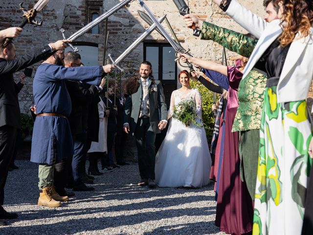 Il matrimonio di Lorenzo e Silvia a Peschiera Borromeo, Milano 36