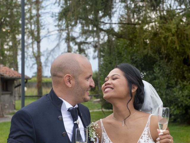 Il matrimonio di Dario e Chatlyn a Corbetta, Milano 34