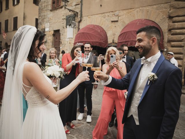 Il matrimonio di Filippo e Francesca a Volterra, Pisa 44